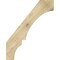 Ekena Millwork 6"W x 32"D x 40"H Balboa Rough Sawn Knee Brace, Douglas Fir BRC06X32X40BOA00RDF - alternate 3